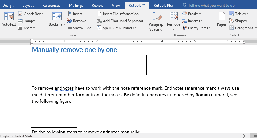 remove anchor in word for mac