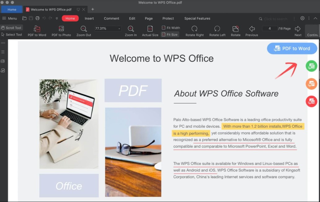 free wps reader for mac
